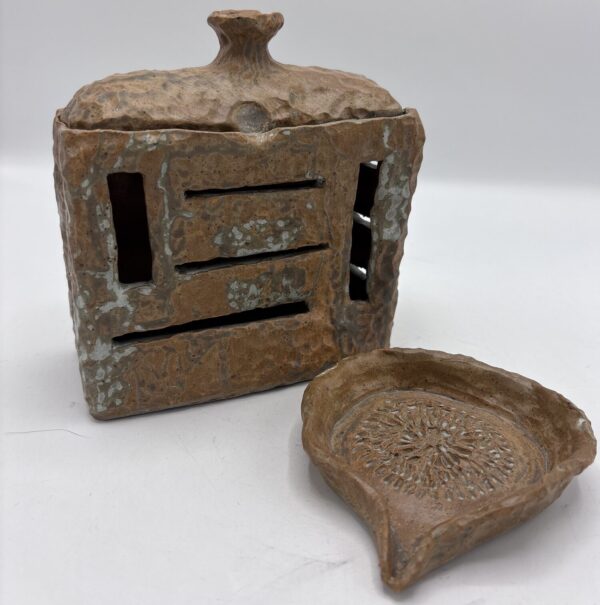 Sam Wigington Garlic Keep and Spoon Rest Sam Wigington Garlic Keep and Spoon Rest